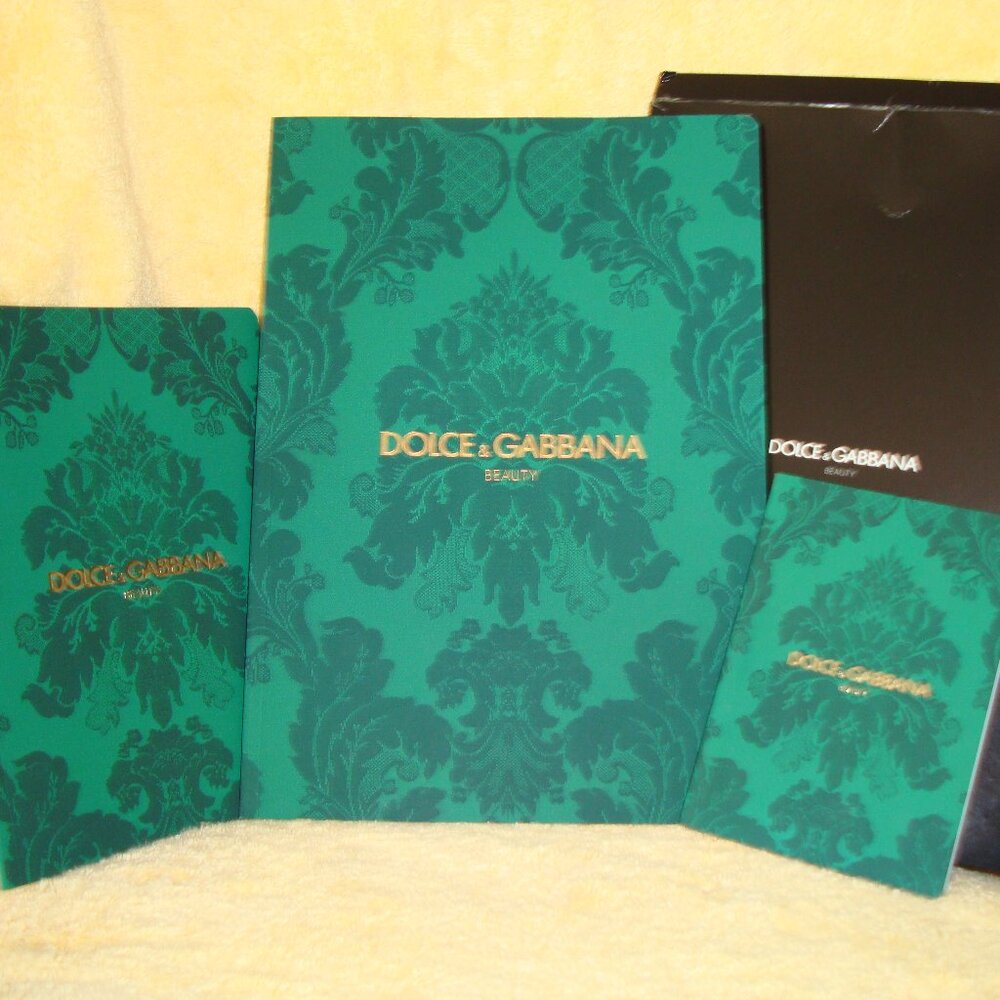 DOLCE&GABBANA BEAUTY 3 notebooks novelty NEVER USED CONDITION!